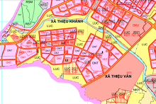 Bản đồ quy hoạch giao thông xã Thiệu Vân, TP Thanh Hóa, Thanh Hóa
