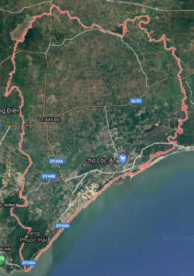 Bản đồ quy hoạch sử dụng đất huyện Đất Đỏ, tỉnh Bà Rịa - Vũng Tàu - Ảnh 1.