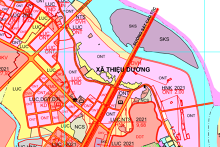 Bản đồ quy hoạch giao thông phường Thiệu Dương, TP Thanh Hóa, Thanh Hóa