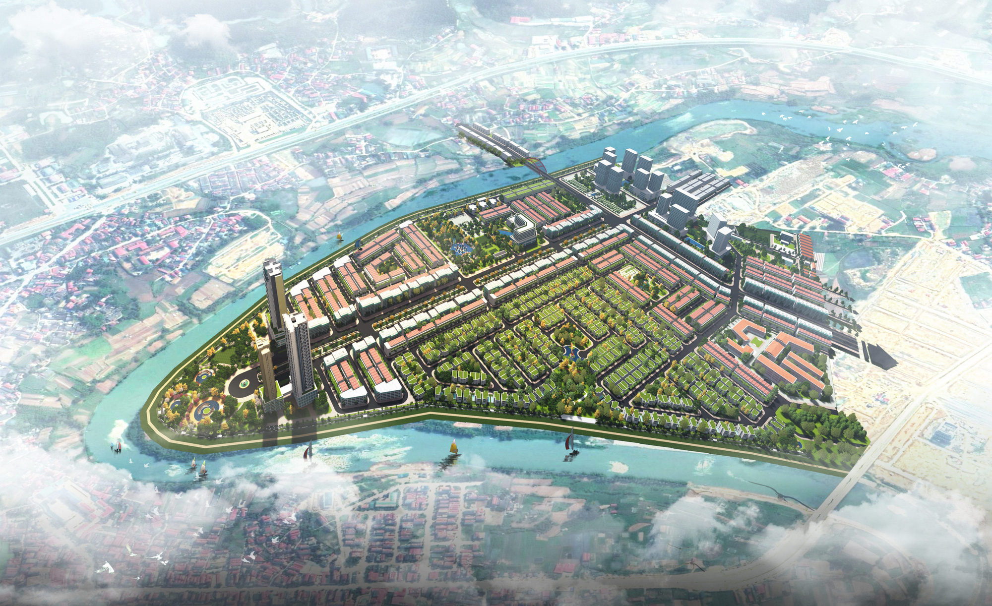 Lạng Sơn điều chỉnh quy hoạch KĐT ven sông của Hải Phát Invest - Ảnh 1. Lạng Sơn điều chỉnh quy hoạch KĐT ven sông của Hải Phát Invest - Ảnh 1.