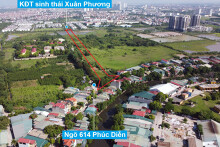 Những khu đất sắp thu hồi để mở đường ở phường Xuân Phương, Nam Từ Liêm, Hà Nội (phần 5)