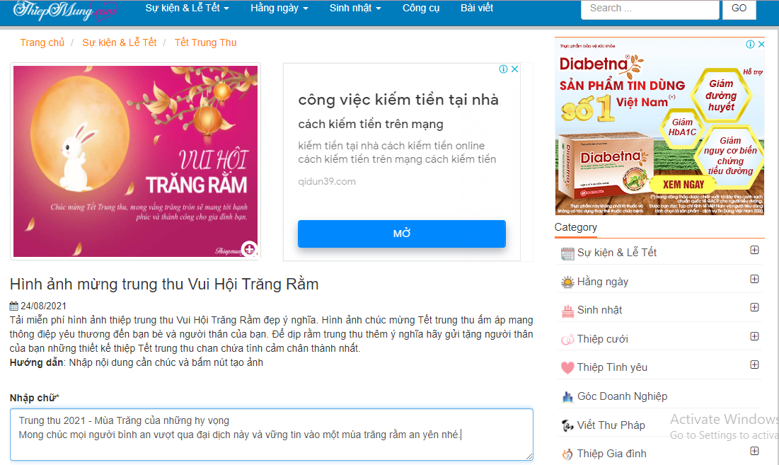 Gợi ý 3 website tạo thiệp Trung thu online miễn phí với đồ họa đẹp mắt 2021 - Ảnh 2. Gợi ý 3 website tạo thiệp Trung thu online miễn phí với đồ họa đẹp mắt 2021 - Ảnh 2.