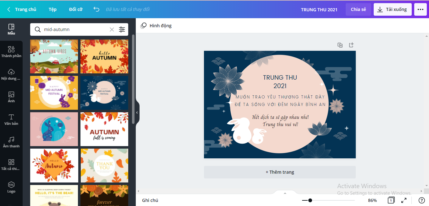 Gợi ý 3 website tạo thiệp Trung thu online miễn phí với đồ họa đẹp mắt 2021 - Ảnh 6. Gợi ý 3 website tạo thiệp Trung thu online miễn phí với đồ họa đẹp mắt 2021 - Ảnh 6.