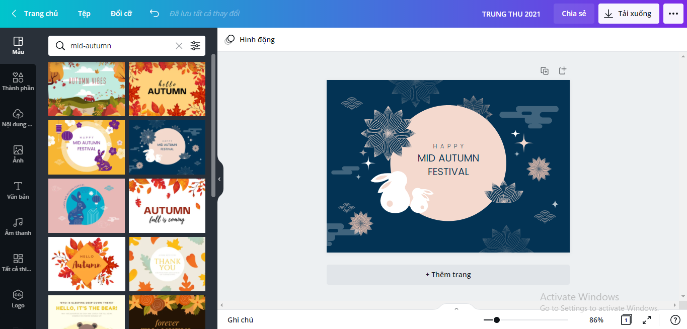 Gợi ý 3 website tạo thiệp Trung thu online miễn phí với đồ họa đẹp mắt 2021 - Ảnh 5. Gợi ý 3 website tạo thiệp Trung thu online miễn phí với đồ họa đẹp mắt 2021 - Ảnh 5.