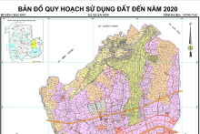 Bản đồ quy hoạch sử dụng đất xã Xuân Sơn, huyện Châu Đức, tỉnh Bà Rịa - Vũng Tàu