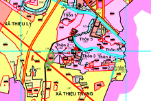 Đất có quy hoạch ở xã Thiệu Trung, Thiệu Hoá, Thanh Hoá