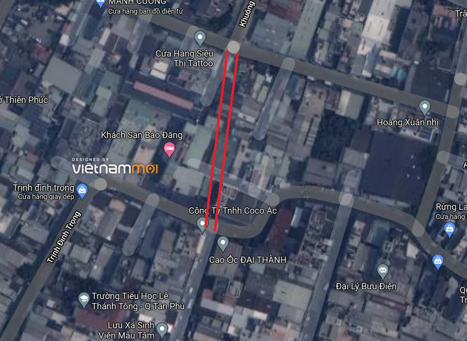 Đường sẽ mở ở phường Phú Trung, quận Tân Phú, TP HCM - Ảnh 3. Đường sẽ mở ở phường Phú Trung, quận Tân Phú, TP HCM - Ảnh 3.