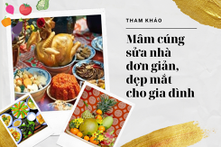 Tham khảo mâm cúng sửa nhà đơn giản và đẹp mắt cho gia đình