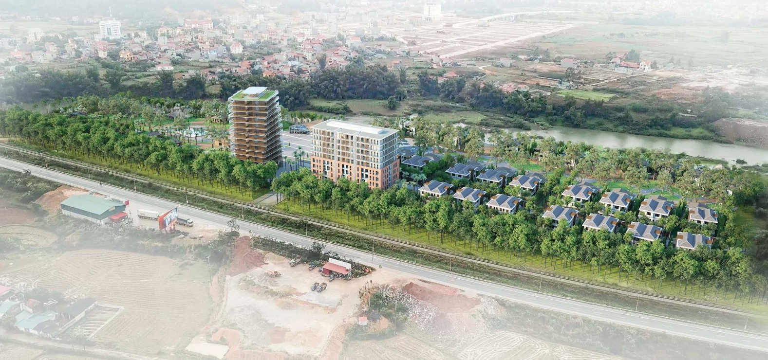 Khu ở mới sinh thái sông Kỳ Cùng hơn 400 tỷ đồng tại TP Lạng Sơn tìm được chủ - Ảnh 1.