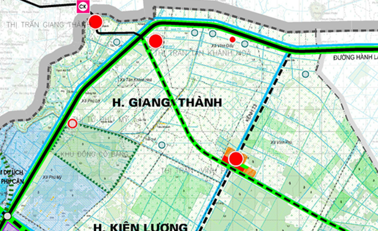 Bản đồ quy hoạch sử dụng đất huyện Giang Thành, tỉnh Kiên Giang - Ảnh 2. Bản đồ quy hoạch sử dụng đất huyện Giang Thành, tỉnh Kiên Giang - Ảnh 2.