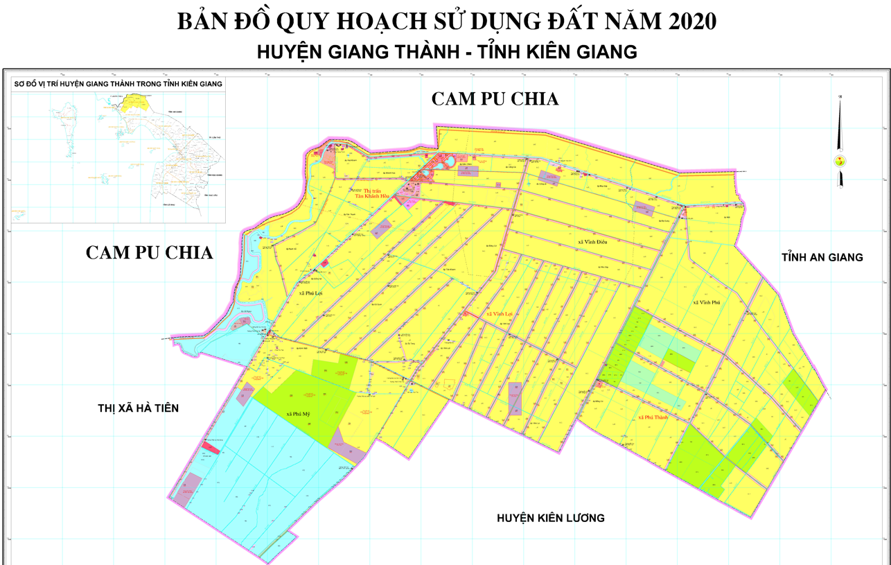 Bản đồ quy hoạch sử dụng đất huyện Giang Thành, tỉnh Kiên Giang - Ảnh 4. Bản đồ quy hoạch sử dụng đất huyện Giang Thành, tỉnh Kiên Giang - Ảnh 4.
