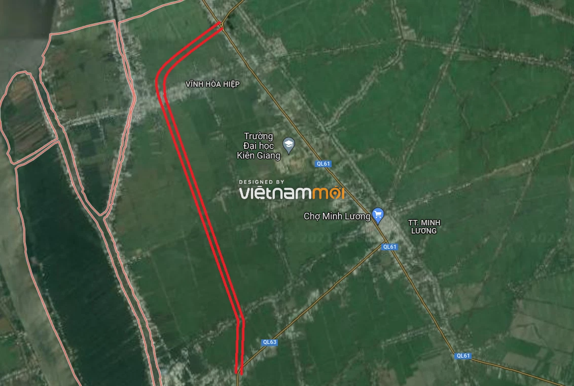 Đường sẽ mở ở huyện Châu Thành, tỉnh Kiên Giang - Ảnh 3. Đường sẽ mở ở huyện Châu Thành, tỉnh Kiên Giang - Ảnh 3.