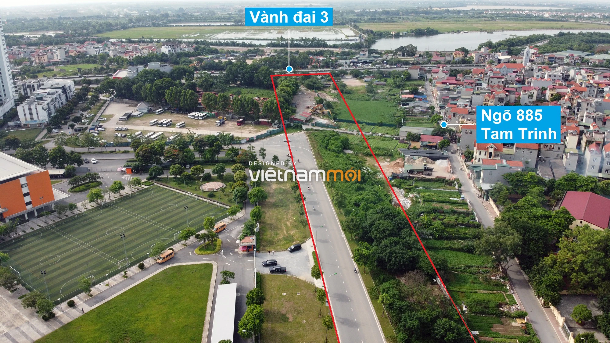 Những khu đất sắp thu hồi để mở đường ở quận Hoàng Mai, Hà Nội (phần 4) - Ảnh 3. Những khu đất sắp thu hồi để mở đường ở quận Hoàng Mai, Hà Nội (phần 4) - Ảnh 3.