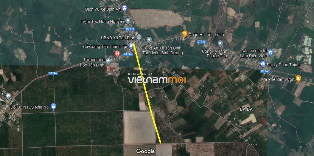 Đường sẽ mở ở xã Tân Định, huyện Bắc Tân Uyên, Bình Dương - Ảnh 3. Đường sẽ mở ở xã Tân Định, huyện Bắc Tân Uyên, Bình Dương - Ảnh 3.