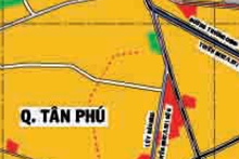 Bản đồ quy hoạch giao thông Tân Thành, quận Tân Phú, TP HCM