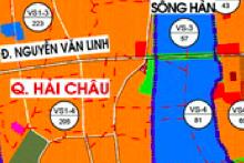 Bản đồ quy hoạch sử dụng đất phường Bình Hiên, Hải Châu, Đà Nẵng