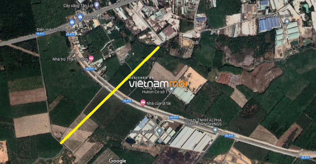 Đường sẽ mở ở xã Tân Mỹ, huyện Bắc Tân Uyên, Bình Dương - Ảnh 3.