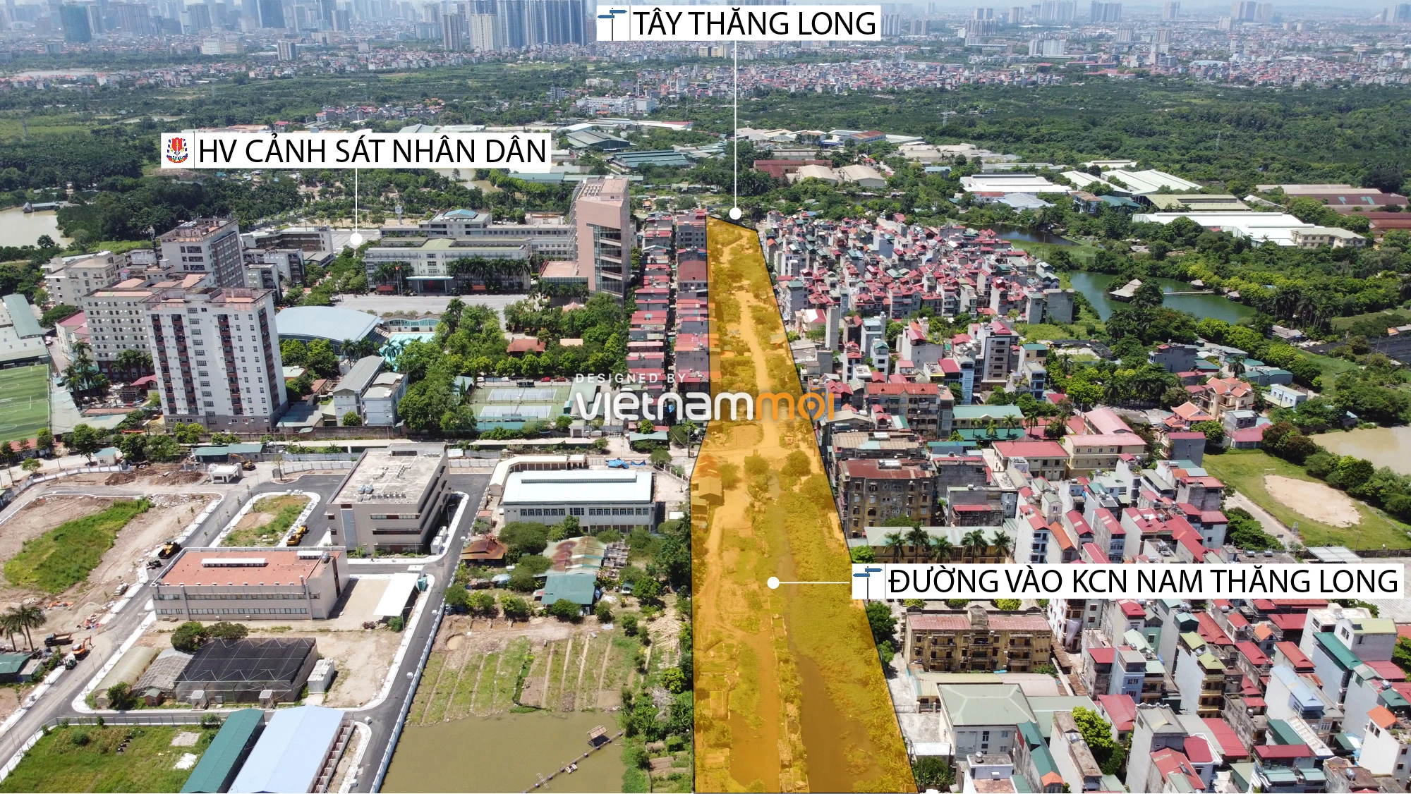 Chuyển động mới ở dự án đường vào KCN Nam Thăng Long, Bắc Từ Liêm, Hà Nội - Ảnh 5. Chuyển động mới ở dự án đường vào KCN Nam Thăng Long, Bắc Từ Liêm, Hà Nội - Ảnh 5.
