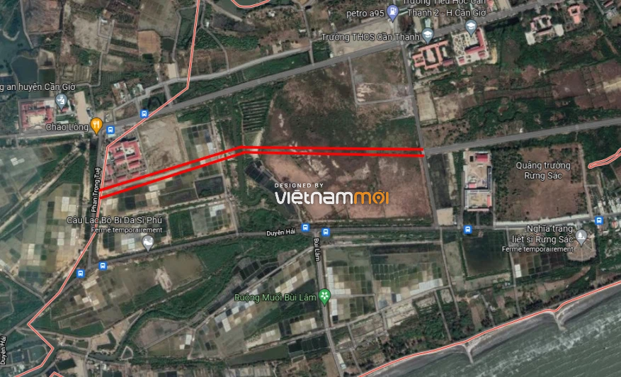 Đường sẽ mở ở thị trấn Cần Thạnh, huyện Cần Giờ, TP HCM - Ảnh 3. Đường sẽ mở ở thị trấn Cần Thạnh, huyện Cần Giờ, TP HCM - Ảnh 3.