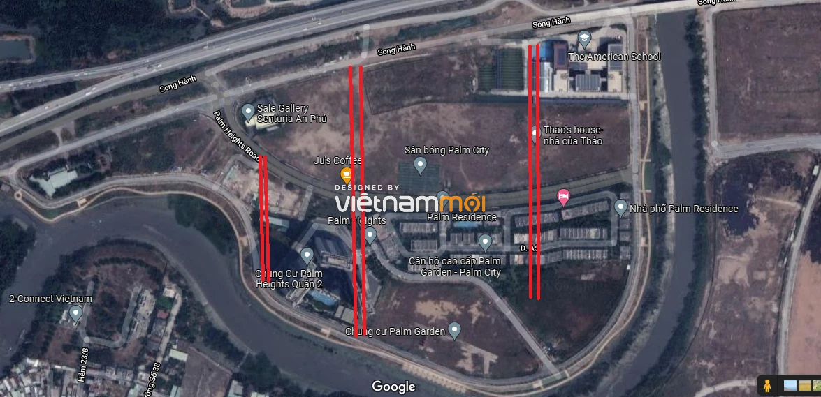 Đường sẽ mở theo quy hoạch ở phường An Phú, quận 2, Thủ Đức, TP HCM (phần 1) - Ảnh 5. Đường sẽ mở theo quy hoạch ở phường An Phú, quận 2, Thủ Đức, TP HCM (phần 1) - Ảnh 5.