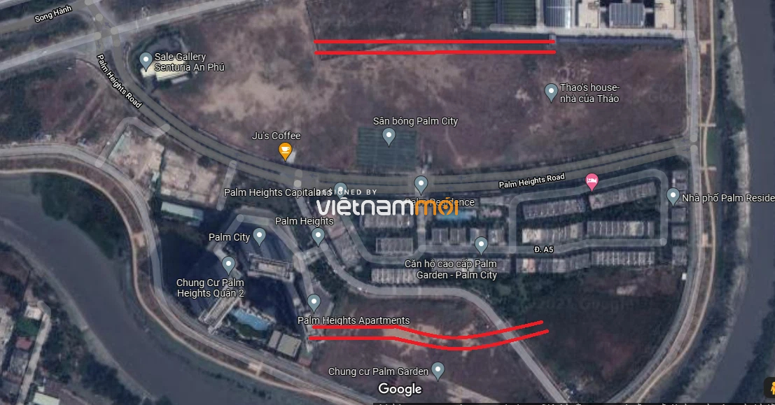 Đường sẽ mở theo quy hoạch ở phường An Phú, quận 2, Thủ Đức, TP HCM (phần 2) - Ảnh 5. Đường sẽ mở theo quy hoạch ở phường An Phú, quận 2, Thủ Đức, TP HCM (phần 2) - Ảnh 5.