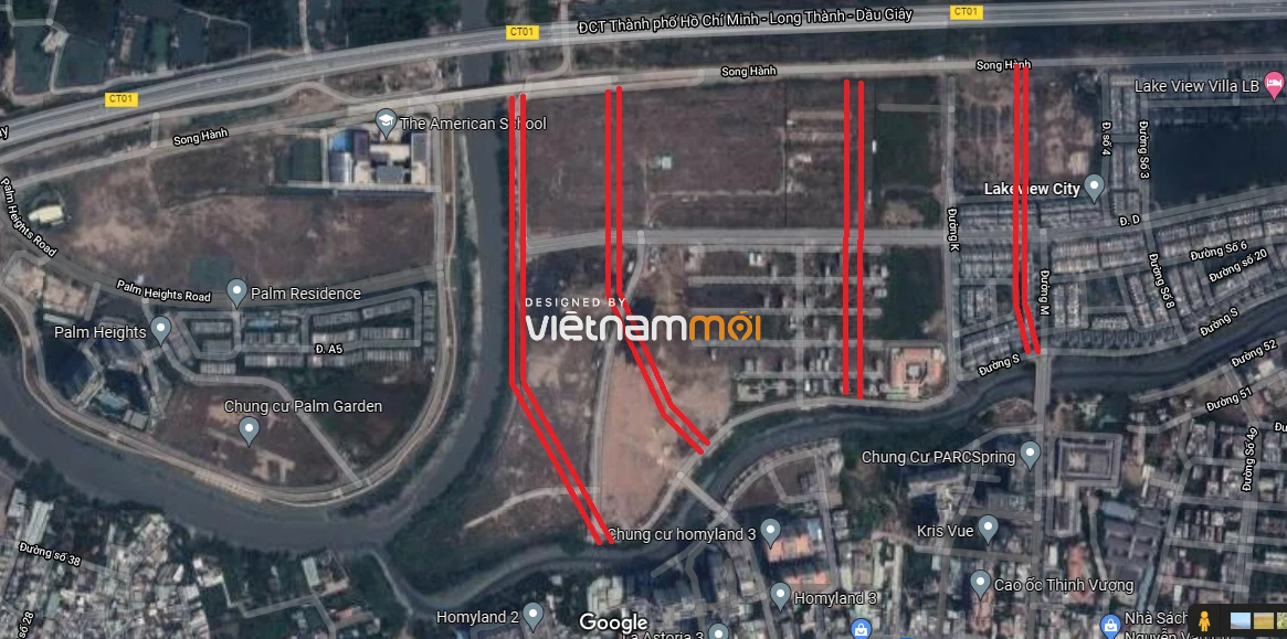 Đường sẽ mở theo quy hoạch ở phường An Phú, quận 2, Thủ Đức, TP HCM (phần 3) - Ảnh 3. Đường sẽ mở theo quy hoạch ở phường An Phú, quận 2, Thủ Đức, TP HCM (phần 3) - Ảnh 3.