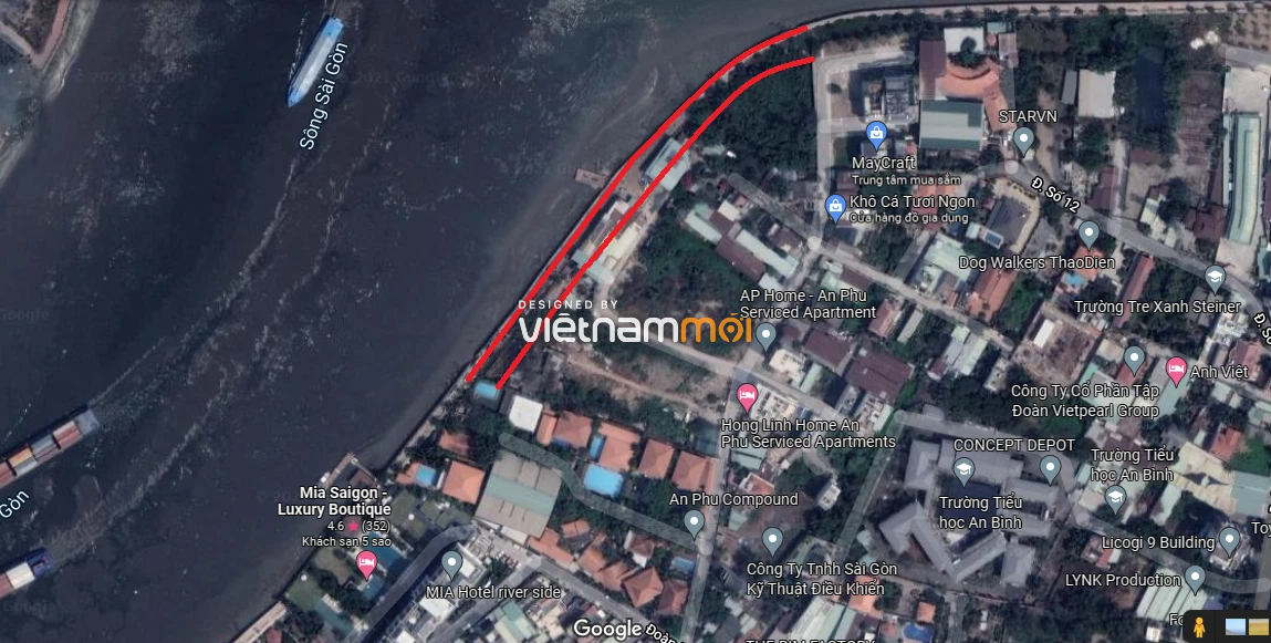 Đường sẽ mở theo quy hoạch ở phường An Phú, quận 2, Thủ Đức, TP HCM (phần 4) - Ảnh 5.