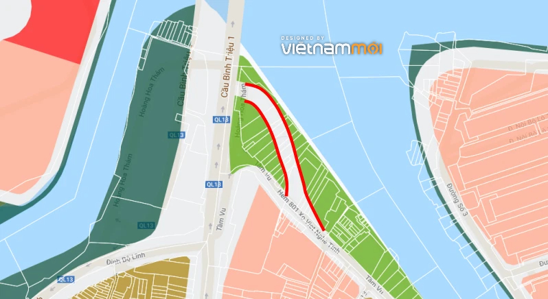 Đường sẽ mở theo quy hoạch ở phường 26, quận Bình Thạnh, TP HCM (phần 1) - Ảnh 2. Đường sẽ mở theo quy hoạch ở phường 26, quận Bình Thạnh, TP HCM (phần 1) - Ảnh 2.