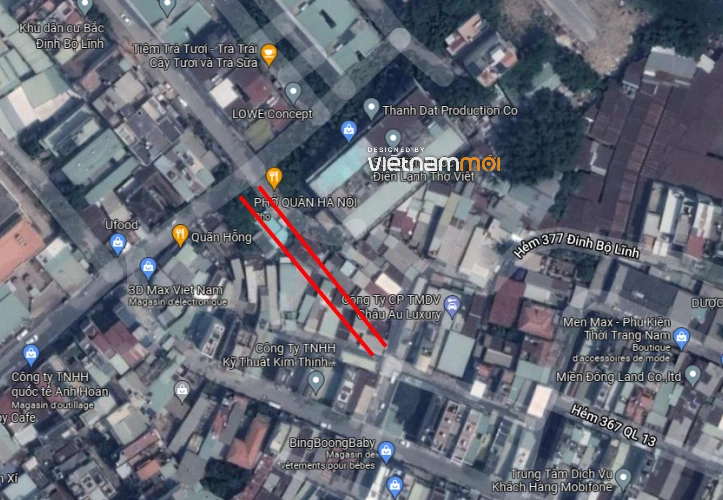 Đường sẽ mở theo quy hoạch ở phường 26, quận Bình Thạnh, TP HCM (phần 5) - Ảnh 5. Đường sẽ mở theo quy hoạch ở phường 26, quận Bình Thạnh, TP HCM (phần 5) - Ảnh 5.