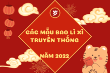 Cập nhật các mẫu bao lì xì truyền thống và giá bán mới nhất năm 2022