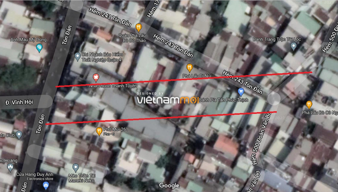 Đường sẽ mở theo quy hoạch ở phường 14, quận 4, TP HCM (Phần 1) - Ảnh 4. Đường sẽ mở theo quy hoạch ở phường 14, quận 4, TP HCM (Phần 1) - Ảnh 4.