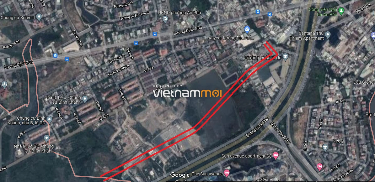 Đường sẽ mở theo quy hoạch ở phường An Phú, quận 2, Thủ Đức, TP HCM (phần 9) - Ảnh 3.