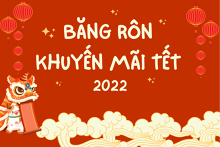 Top 15 mẫu băng rôn khuyến mãi Tết 2022 theo khổ ngang và khổ dọc