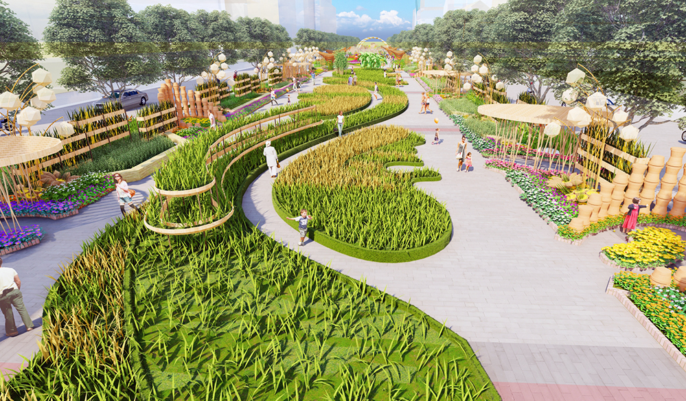 Ngập tràn sắc xuân tại đường hoa Nguyễn Huệ Tết Nhâm Dần 2022 - Ảnh 6. Ngập tràn sắc xuân tại đường hoa Nguyễn Huệ Tết Nhâm Dần 2022 - Ảnh 6.