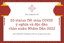 20 status Tết mùa COVID ý nghĩa và độc đáo chào xuân Nhâm Dần 2022