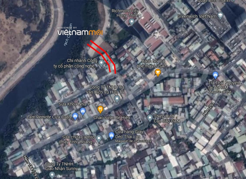 Đường sẽ mở theo quy hoạch ở phường 26, quận Bình Thạnh, TP HCM (phần 8) - Ảnh 3. Đường sẽ mở theo quy hoạch ở phường 26, quận Bình Thạnh, TP HCM (phần 8) - Ảnh 3.