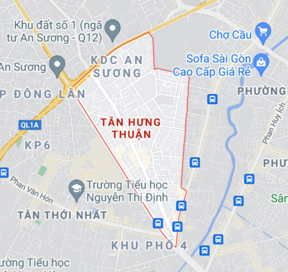 Đường sẽ mở theo quy hoạch ở phường Tân Hưng Thuận, quận 12, TP HCM (phần 1) - Ảnh 1.