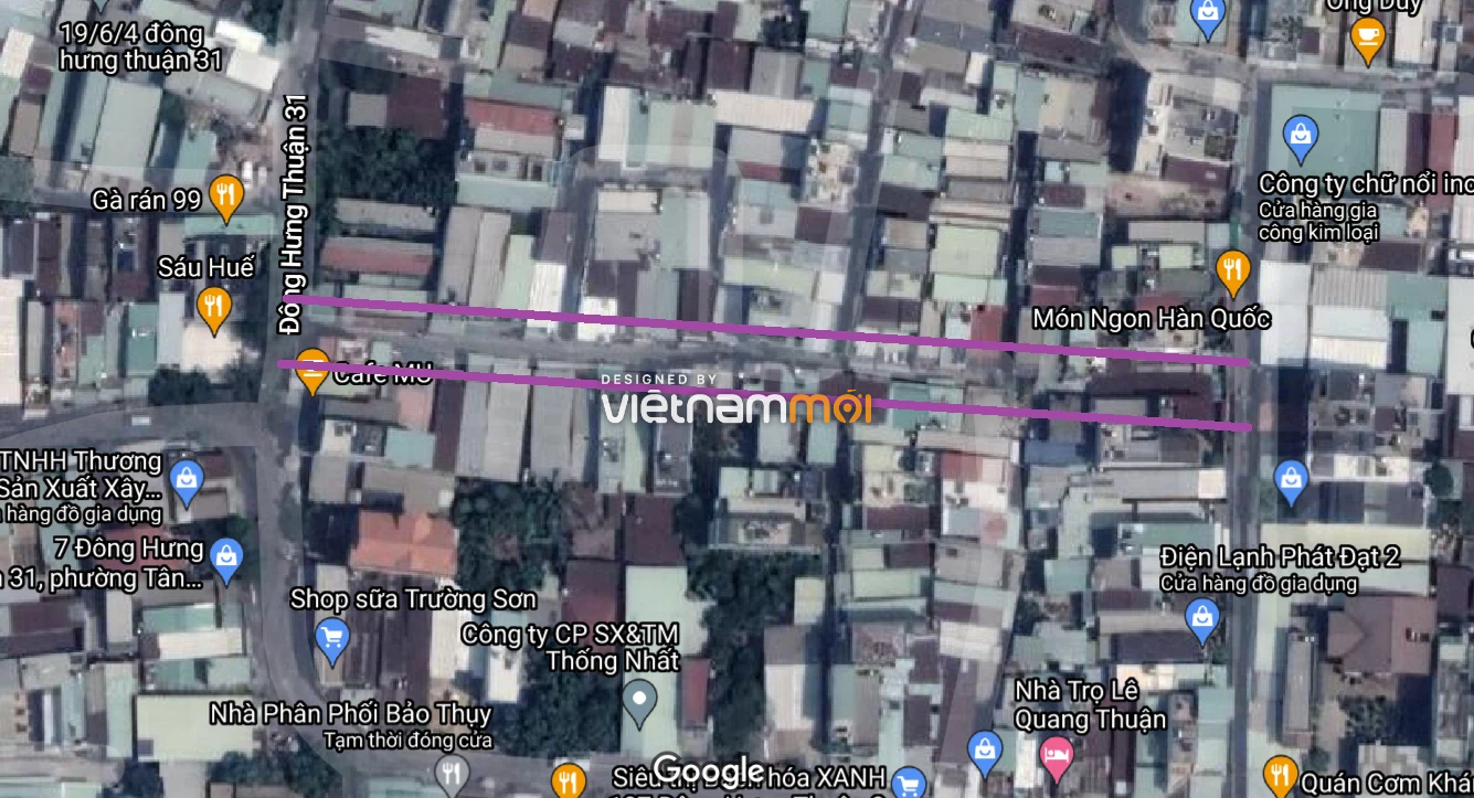 Đường sẽ mở theo quy hoạch ở phường Tân Hưng Thuận, quận 12, TP HCM (phần 3) - Ảnh 5. Đường sẽ mở theo quy hoạch ở phường Tân Hưng Thuận, quận 12, TP HCM (phần 3) - Ảnh 5.