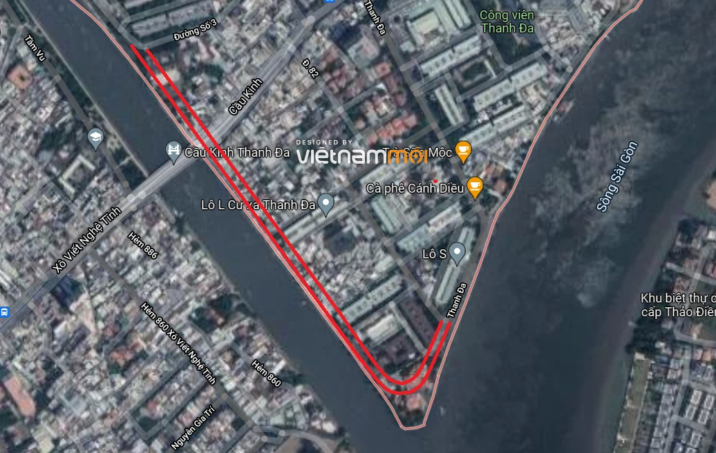 Đường sẽ mở theo quy hoạch ở phường 27, quận Bình Thạnh, TP HCM (phần 2) - Ảnh 3. Đường sẽ mở theo quy hoạch ở phường 27, quận Bình Thạnh, TP HCM (phần 2) - Ảnh 3.