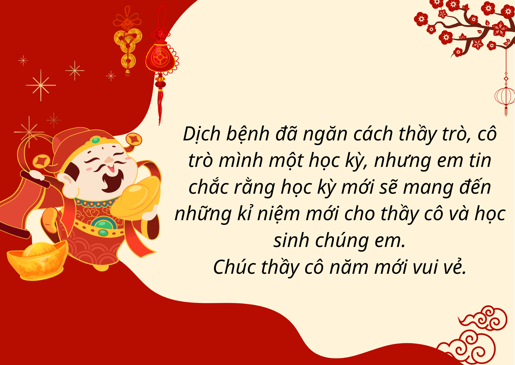 Top 20 lời chúc Tết thầy cô hay và ý nghĩa nhất năm 2022 - Ảnh 2. Top 20 lời chúc Tết thầy cô hay và ý nghĩa nhất năm 2022 - Ảnh 2.