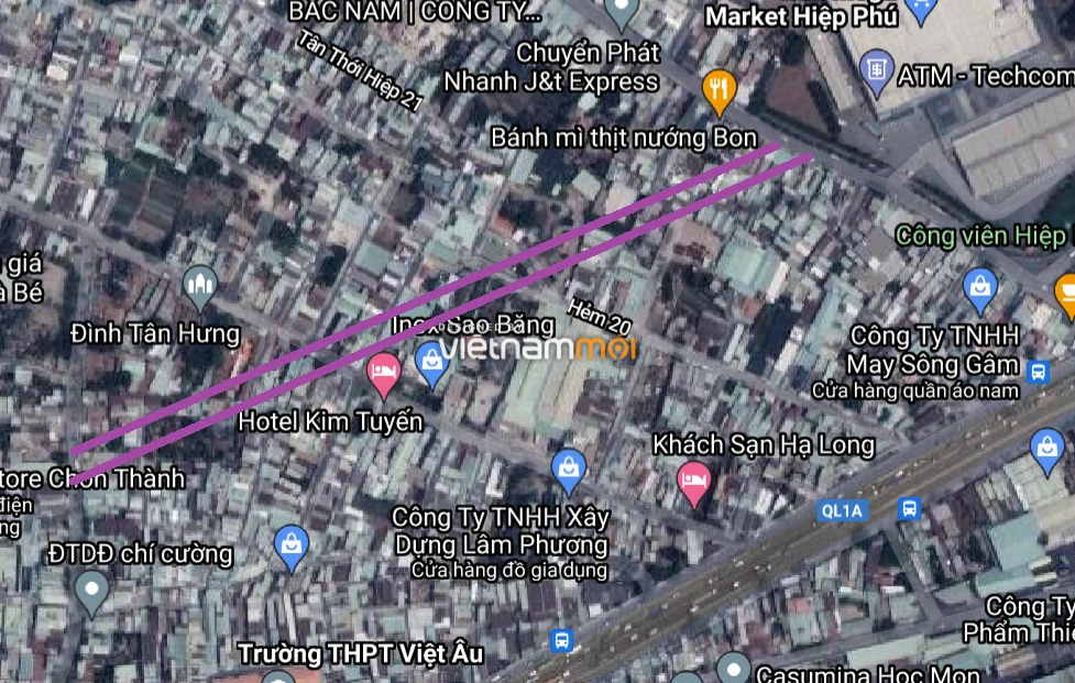 Đường sẽ mở theo quy hoạch ở phường Tân Thới Hiệp, quận 12, TP HCM (phần 2) - Ảnh 3. Đường sẽ mở theo quy hoạch ở phường Tân Thới Hiệp, quận 12, TP HCM (phần 2) - Ảnh 3.