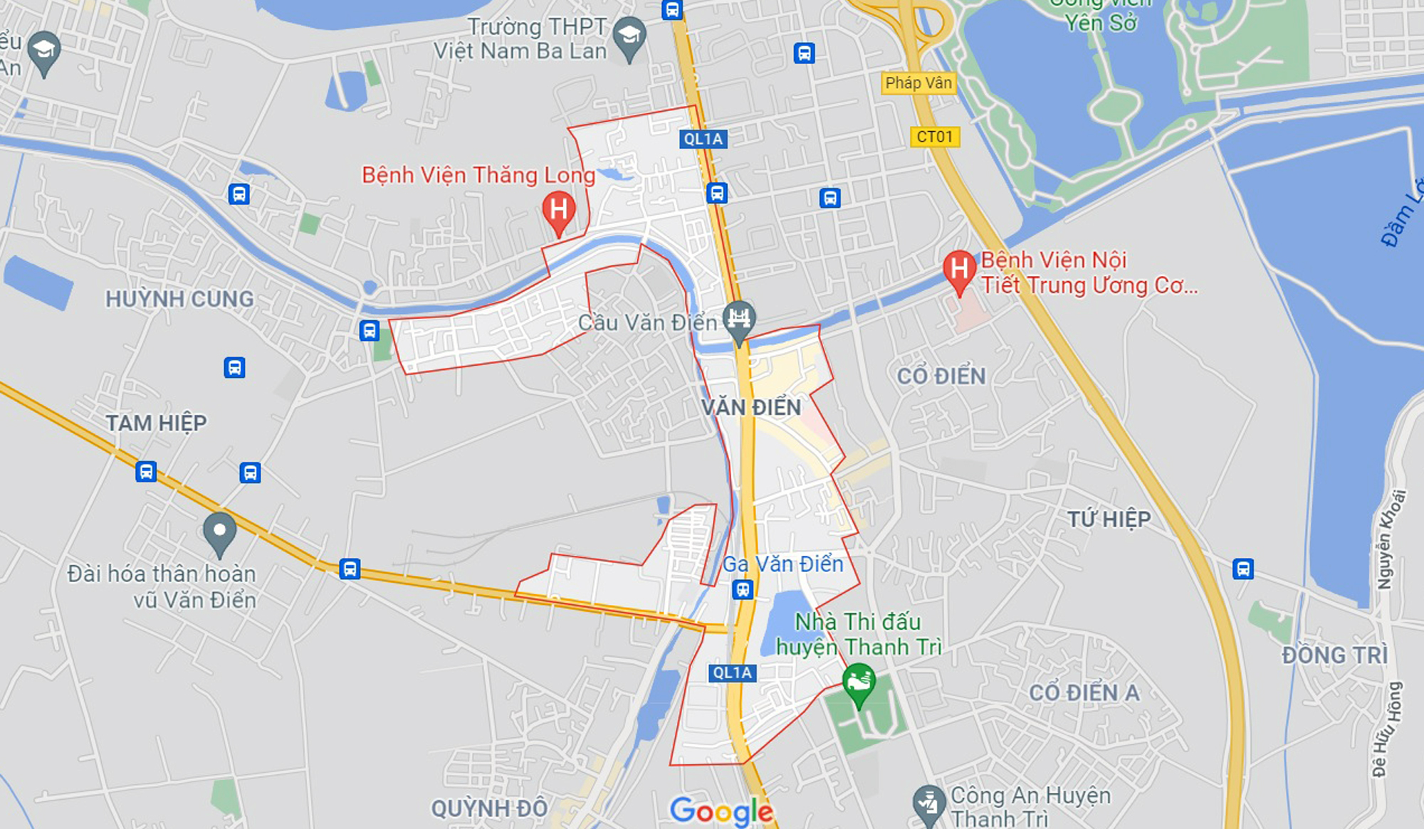 Những khu đất sắp thu hồi để mở đường ở thị trấn Văn Điển, Thanh Trì, Hà Nội (phần 2) - Ảnh 1.