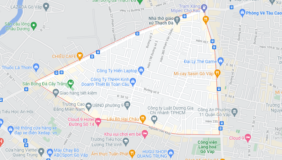 Đường sẽ mở theo quy hoạch ở phường 9, quận Gò Vấp, TP HCM (phần 1) - Ảnh 1.