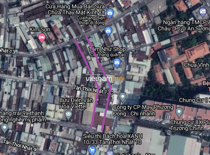 Đường sẽ mở theo quy hoạch ở phường Tân Thới Nhất, quận 12, TP HCM (phần 5) - Ảnh 5. Đường sẽ mở theo quy hoạch ở phường Tân Thới Nhất, quận 12, TP HCM (phần 5) - Ảnh 5.