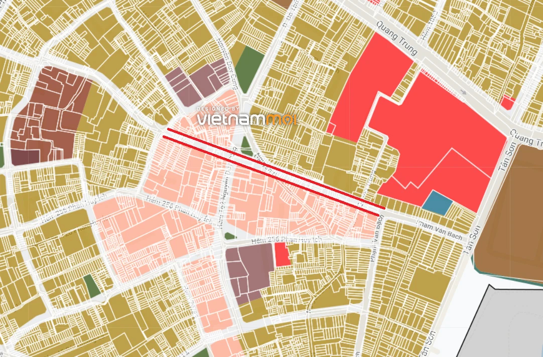 Đường sẽ mở theo quy hoạch ở phường 12, quận Gò Vấp, TP HCM (phần 1) - Ảnh 6. Đường sẽ mở theo quy hoạch ở phường 12, quận Gò Vấp, TP HCM (phần 1) - Ảnh 6.