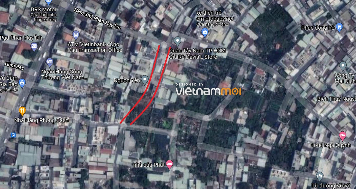 Đường sẽ mở theo quy hoạch ở phường 12, quận Gò Vấp, TP HCM (phần 2) - Ảnh 3. Đường sẽ mở theo quy hoạch ở phường 12, quận Gò Vấp, TP HCM (phần 2) - Ảnh 3.