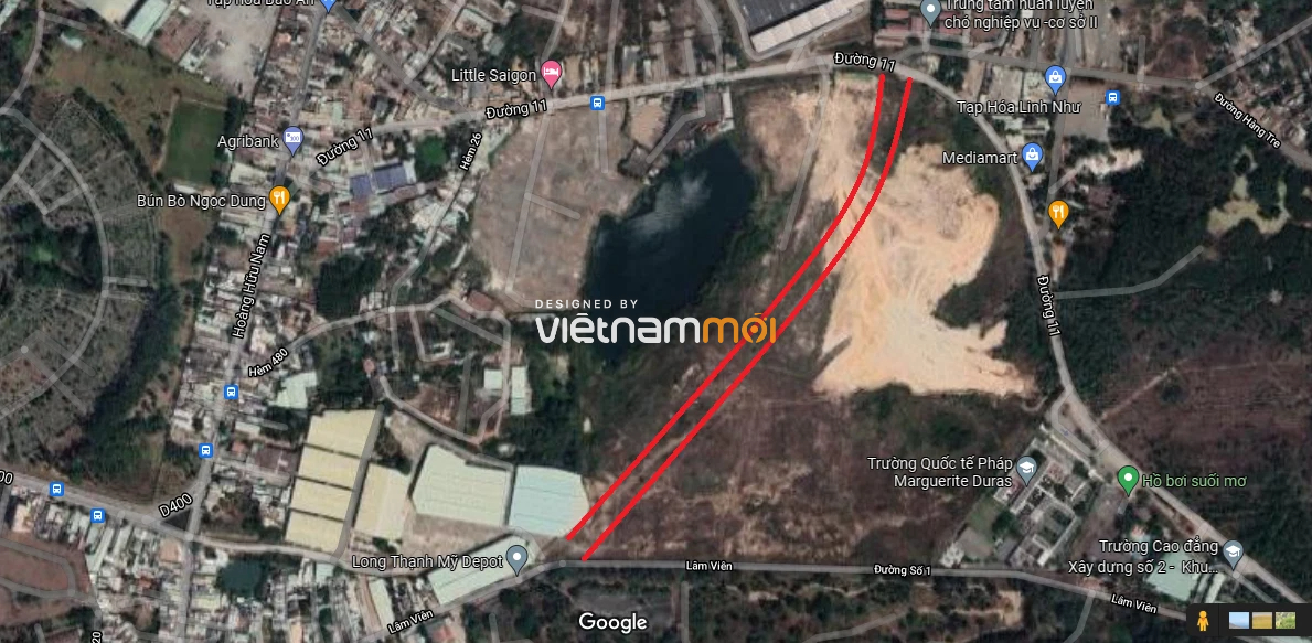 Đường sẽ mở theo quy hoạch ở phường Long Bình, quận 9, Thủ Đức, TP HCM (phần 20) - Ảnh 3.