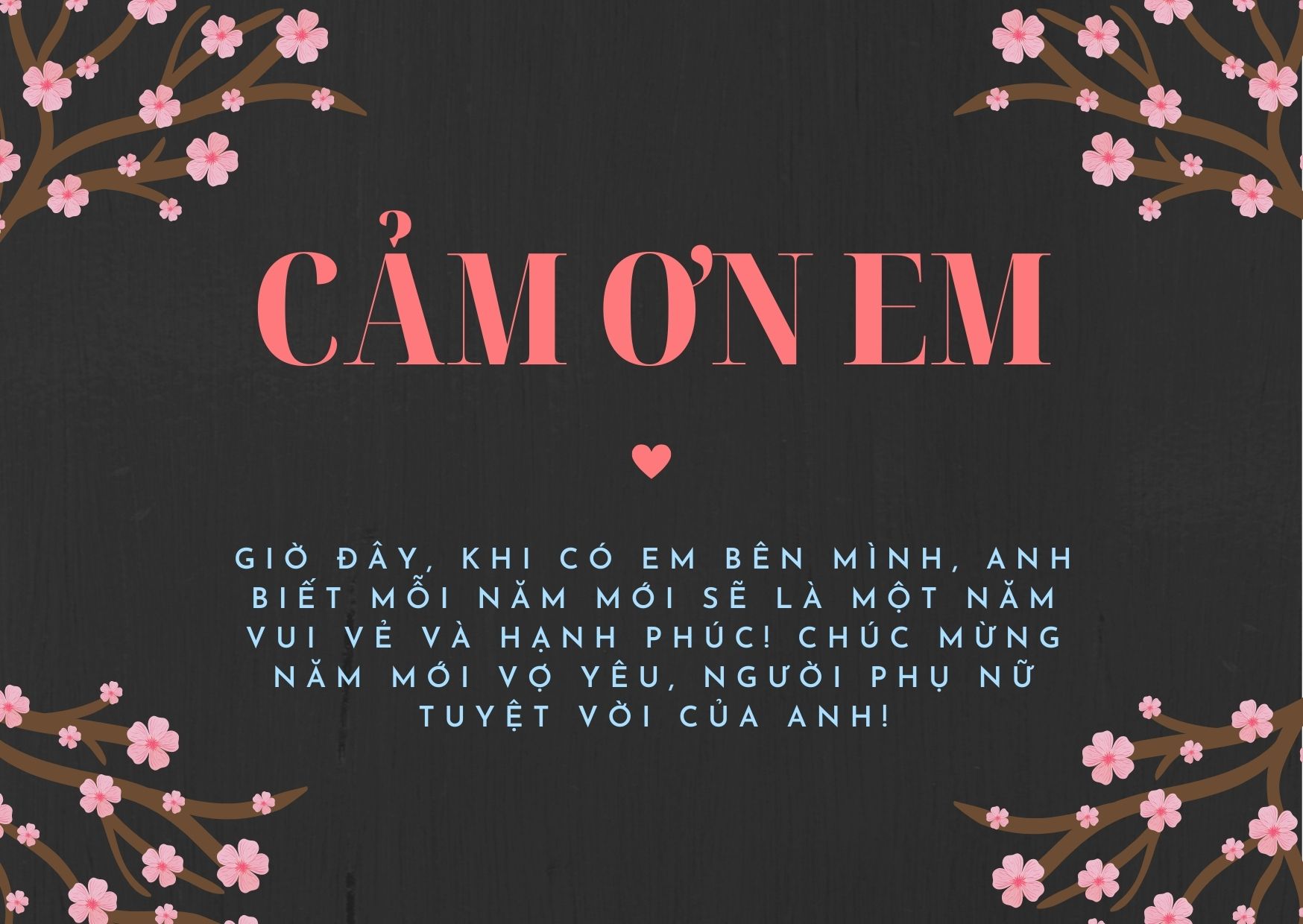 Top 25 lời chúc Tết vợ yêu hay và độc đáo năm Nhâm Dần 2022 - Ảnh 3. Top 25 lời chúc Tết vợ yêu hay và độc đáo năm Nhâm Dần 2022 - Ảnh 3.