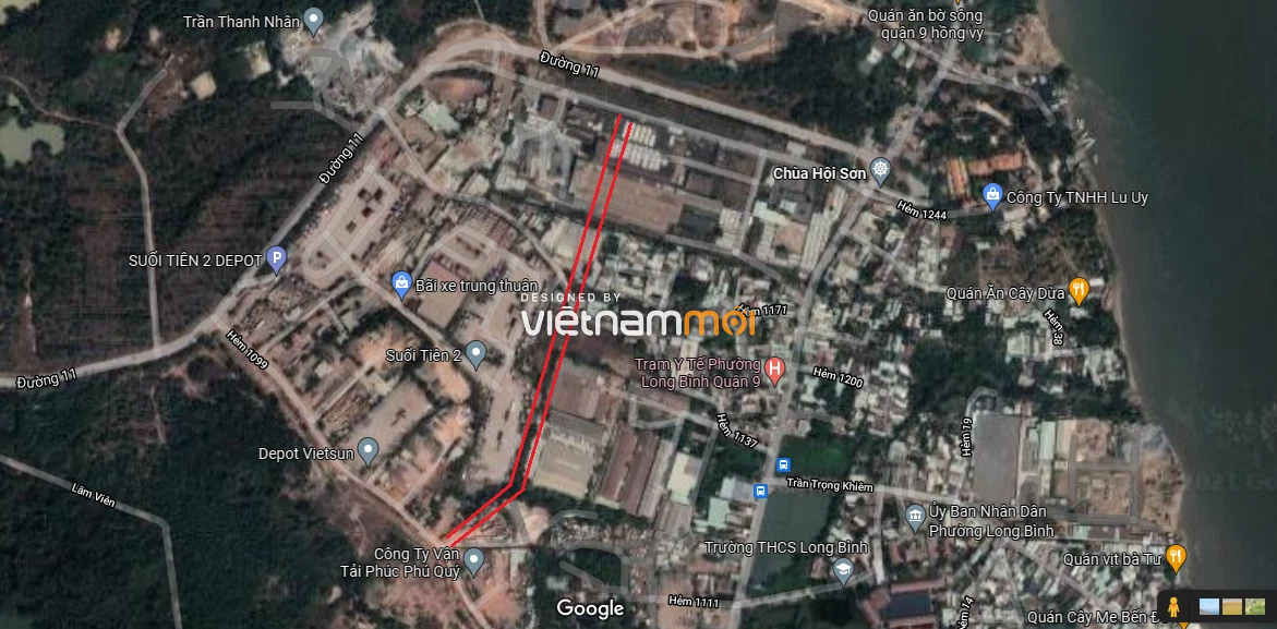 Đường sẽ mở theo quy hoạch ở phường Long Bình, quận 9, Thủ Đức, TP HCM (phần 17) - Ảnh 3.