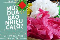 Mứt dừa bao nhiêu calo? Ăn mứt dừa có tăng cân không?